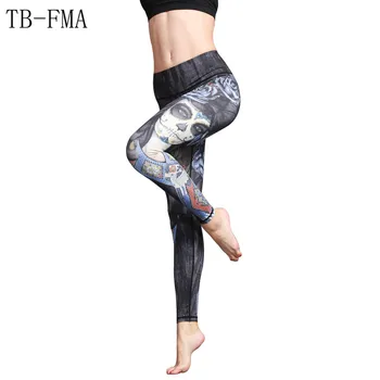 Yoga Jambiere Sport Pantaloni de Yoga pentru Femei îmbrăcăminte de sport pantaloni de Fitness yoga Compresie Sport Colanti de Yoga Sport haine de sport 3
