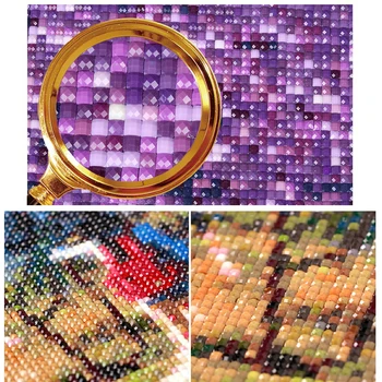 Zhui Stele 5D DIY complet Piața de foraj de Diamant pictura cruciulițe Cuplu în ploaie Stras broderie Mozaic decor Acasă cadou 3