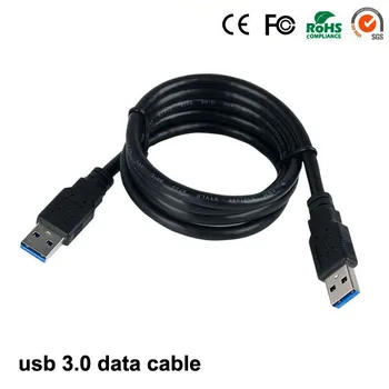 1m cablu usb 3.0 de pana la 5Gbps cablu de extensie usb de sex masculin la sex masculin usb extender pentru mp3 player-U disc și telefon mobil 4