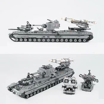3663PCS Tanc Principal de Luptă Model Blocuri Tumblr Tehnica Militară Compatibil WW2 Armata Soldat Jucărie Cărămizi Cadou Pentru Copii 4
