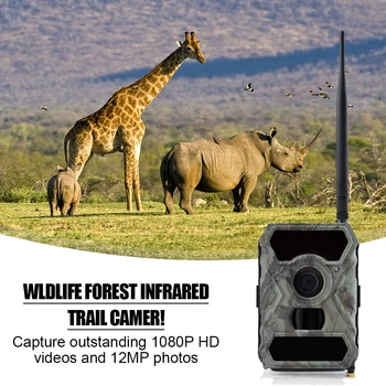 3G Camera de Vânătoare 1080P 12MP Camera de Vânătoare animale Sălbatice Camera de Supraveghere PIR Viziune de Noapte Sălbatice Scouting aparat de Fotografiat aparat de Fotografiat Traseu 4