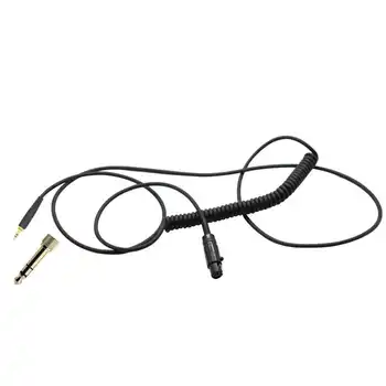 6,35 mm Primăvară Spiralat Înlocuire Cablu Audio Stereo Cablu de Sârmă pentru Beyerdynamic DT 1990 1770 Pro Căști 4