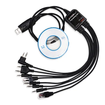 8-în-1 Multi-funcții USB de Programare, cum ar Cablu cu CD Baofeng Walkie Talkie UV5R UV82 pentru Motorola TYT Kenwood, Yaesu Radio HYT 4