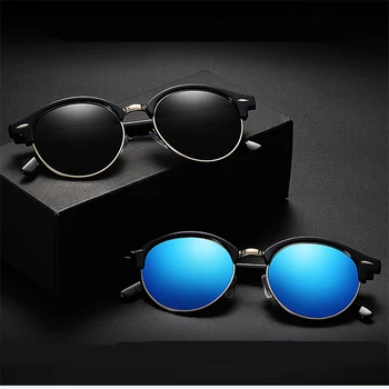 ASOUZ2019 nouă rundă bărbați ochelari de soare UV400 brand de moda doamnelor ochelari retro clasic popular designer de design de ochelari de soare de conducere 4