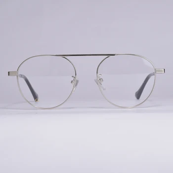 Brand Italian Pilot forma de ochelari din metal optice femei bărbați ochelari cadru GG0744O baza de Prescriptie medicala Ochelari cadru pentru femei barbati 4