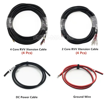 Cablu ecranat + Cablul de Alimentare DC + Sârmă la Sol + Dupont Cablu + Bloc Terminal pentru GRBL controler CNC Mill 4