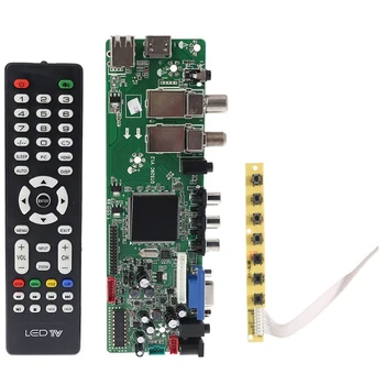 DVB-S2, DVB-T2 Semnal Digital ATV Arțar Driver LCD Telecomanda Bord Lansator Universal Dual USB QT526C cu 7 Cheie 4