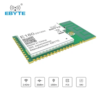 EFR32 Zigbee3.0 Modulul Wireless SoC 2.4 GHz Raza Lunga de Date de Emisie-recepție Zigbee Link-ul Touch Pentru Sistem Home Inteligent E180-ZG120A 4