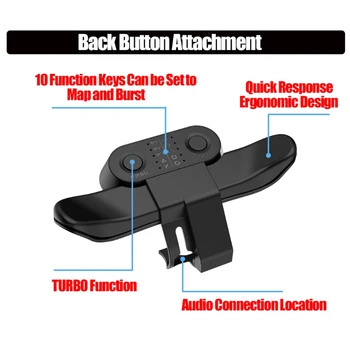 Extensia Chei Pentru PS4 Accesorii Extins Gamepad Butonul Înapoi Atașament Joystick-ul Pentru PS4 a 2-a Generație Original Mâner 4