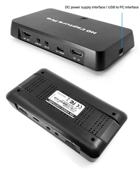 Ezcap295 1080P HD Video Game Capture OBS Live HD Recorder USB 2.0 pentru Redare Carduri de Captura Pentru Xbox 360, Xbox One PS4 Set-Top Box 4