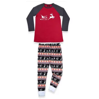 Familia Crăciun Pijamale 2020 Anul Nou Bărbați Femei Copilului Haine Pentru Copii Set De Tata, Mama, Băiatul Haine De Fata Set Familia Costum De Potrivire 4
