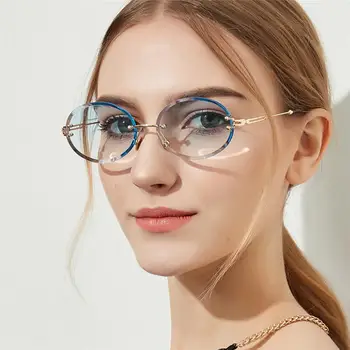 FENCHI ochelari de Soare Femei Cadru Metalic de Brand Designer de ochelari de Soare UV400 Ochelari de lunetă soleil femme Oculos Feminino zonnebril dame 4
