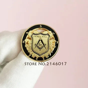 Francmasoneria de Suveniruri Insigne Gratuit Zidari Metal Masonice broșă Pătrată și Busola G Ace de Brosa PRINCE HALL Insigna de Cadouri Artizanat 4