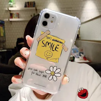 Ins coreean Elegant peaceminusone flori eticheta Silicon Moale caz Pentru iPhone 7 8 X 11 Pro MaX XR XS Max Moda Cazul 4