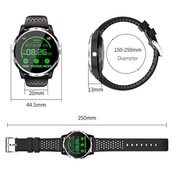 Inteligent ceas android bărbați impermeabil sânge presiunea de oxigen monitorizare ECG exercițiu memento apel Tracker de Fitness smartwatch 4