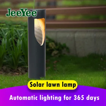 JeeYee Brand Solare cu LED-uri Impermeabil Grădină cu Gazon, cu Lampă Modernă Simplitate Solar în aer liber Curte Vila Peisaj Gazon Bolarzi Lumina 4