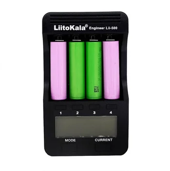 LiitoKala lii-500 LCD de 3.7 V/1.2 V AA/AAA 18650/26650/16340/14500/18500 Încărcător de Baterie cu ecran+12V2A adaptor lii500 5V1A 4