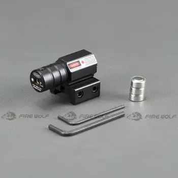 LUPUL de FOC Mini tactici 635-655nm Red Dot Vedere cu Laser pușcă Pentru Pistol Regla 11mm&20mm Picatinny Feroviar Laser Pointer 4