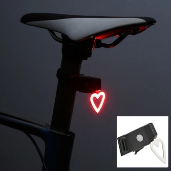 Mai multe Moduri de Iluminare pentru Biciclete Lumina USB Charge Led Biciclete Lumina Flash Coada Spate Lumini pentru Biciclete de Munte Biciclete Seatpost 4