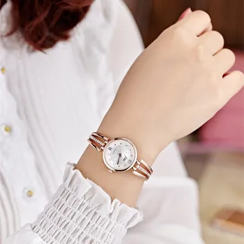 Noua Moda Stras Ceasuri pentru Femei de Brand de Lux Brățară din Oțel Inoxidabil ceasuri Doamnelor Cuarț Rochie Ceasuri reloj mujer Ceas 4
