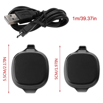 Noul USB Încărcător Stație de Andocare Leagăn Cablu de Linie pentru Garmin Forerunner 10/15 Ceas cu GPS 4