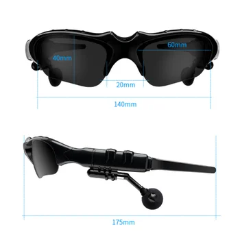 Ochelari de soare Polarizati cu Cască Bluetooth 5.0 Căști X8S cu Microfon, Căști fără Fir, Căști Auriculare pentru Călătorie în aer liber la Pescuit 4