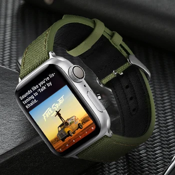 Panza+bandă de piele pentru Apple watch curea 44mm 40mm iWatch trupa 42mm 38mm sport bratara Apple watch seria 5 4 3 40 38 42 44mm 4