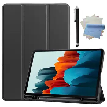 Pentru Samsung Galaxy Tab A7 10.4 inch 2020 SM-T500/T505/T507 Tableta Caz+pânză de Curățare+Touch pen 4