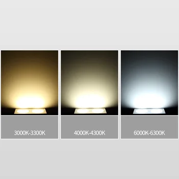Recessed Square Estompat LED 7W 10W 14W 20W COB LED Lampă de Plafon AC85-265V LED Spot Lumini de Perete Lampă de Iluminat Interior 4