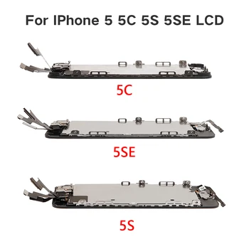 Sinbeda Pentru iPhone 5 5s se 5c Display LCD Touch Screen Digitizer Asamblare+Butonul Home +Camera Fata+Difuzor Ureche Ecran Complet 4