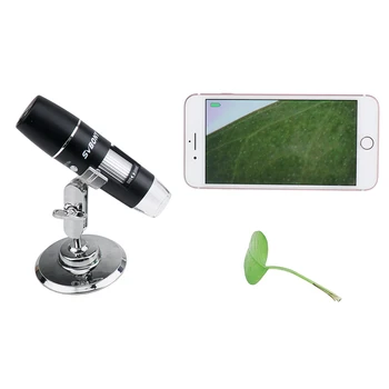 SVBONY SV602 50x-1000x Wifi/USB Microscop Digital Lupa Camera 8LED w/Stand pentru Android IOS iPhone iPad Microscop 4
