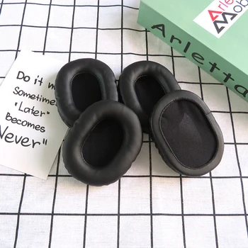 Tampoane pentru urechi Pentru Audio Technica ATH-M50 ATH-M50X Căști Tampoanele de Înlocuire Cască Ureche Pad din Piele PU Burete Spuma 4