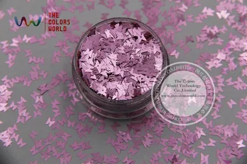 TCJ107 Perlat Roz Culori forma de Fluture 3.0 MM Dimensiune Sclipici pentru unghii gel unghii machiaj sau DIY decorare 4