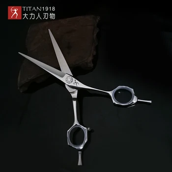 Titan 5.5 inch 6.0 inch profesionale de coafură foarfece japonia otel vg10 salon de frizerie instrument transport gratuit 4