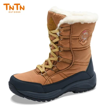 TNTN Bărbați în aer liber Pantofi de Zăpadă Iarna Impermeabil Drumeții BootsPlush Cald Drumeții Pantofi Unisex Impermeabile de Mers pe jos Cizme de Iarna Adidas 4