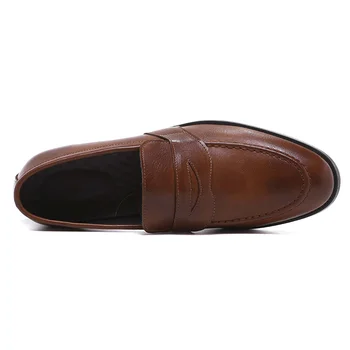 Toamna Barbati Pantofi Piele Barbati Pantofi Rochie de Lux, Oameni de Afaceri Oxfords Clasic Domn Pantofi 4