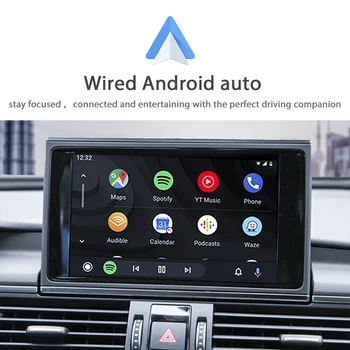 Wireless CarPlay Pentru Audi A6 A7 C7 2012～2018 MMI 3G RMC Sistemul Android Auto Mirror link-ul de Control Vocal Siri 4