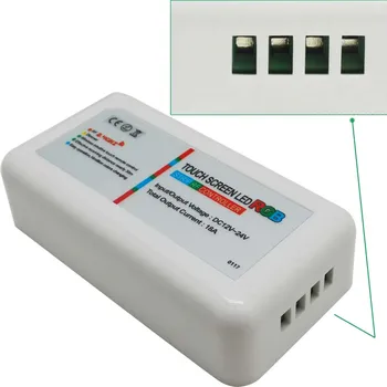1set/lot DC12-24V 18A RGB/RGBW LED-uri Controler 2.4 G Ecran Tactil RF Control de la Distanță Pentru 5050/3528 RGB LED Strip/Bec/corp de Iluminat 5