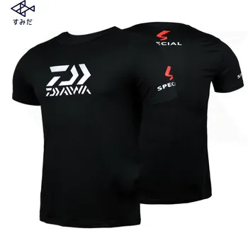 2020 daiwa îmbrăcăminte de sex Masculin Brand de Pescuit Imbracaminte Barbati cu Maneci Scurte în aer liber Uscare Rapidă Respirabil Tricou Sport Funcționare Pescuit 5