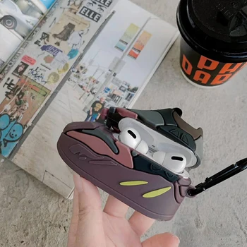 3D Pantofi de Sport Design Cască de Protecție Caz Pentru Airpods Pro Wireless Bluetooth Headset Acoperire Pentru Airpods 2 de Încărcare Cutie Capa 5