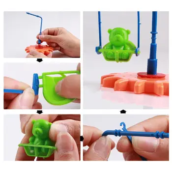 81 BUC Unelte Electrice Model 3D Clădire Kituri din Plastic Blocuri de Caramida de Jucarii Educative pentru Copii Pentru Copii Cadouri 5