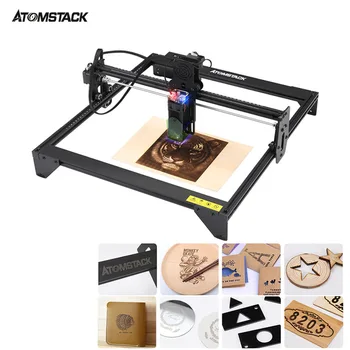 ATOMSTACK CNC Gravare cu Laser Masina de debitat DIY Marca Logo-ul Printer-Cutter Automat de Router Versiune de Upgrade Ochi Proteja Design 5