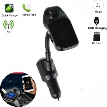 Auto Bluetooth Transmițător FM MP3 Player Hands Free Radio Kit Adaptor USB Încărcător de Mașină MP3 Player 5