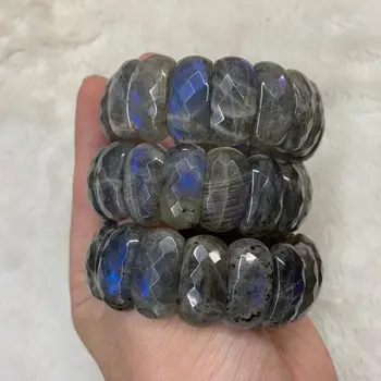 Blue rainbow Labradorit brățară de piatră naturală piatră prețioasă brățară bijuterii fine pentru femeie și pentru bărbat și pentru cadou en-gros 5