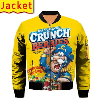 Captain Crunch Hanorac Tricou de Imprimare 3d Bărbați Harajuku Pulover Jacheta de Iarna Streetwear Tricou Amuzant Pantaloni Haine Anime Pătură 5