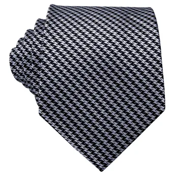 Clasic 8.5 cm Latime Alb Negru Bărbați Cravate Cravate de Lux Homme de sex Masculin Cravate de Mătase Pentru Bărbați Costum de Afaceri de Nunta Cravata FA-5007 5