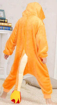 Copiii Charmander Pijama Copil Băiat Fată Anime În General Leopard Pijama Salopeta Onepiece De Animale Pentru Copii Pijamale Cosplay 5