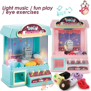 Copiii Mașină Cu Gheare Muzicale Acționate Cu Monede Gabinete Gamer Jocul Mini Arcade Mașină Automat De Muzică Ușoară Grabber Jucarii Pentru Copii Cadouri 5
