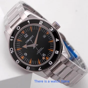 Corgeut 41mm Miyota Automatic Mecanic Mens Watch de Brand de Lux-Sport rezistent la apa 007 Ceas de Sticlă de Safir Ceas de mână pentru Bărbați 5