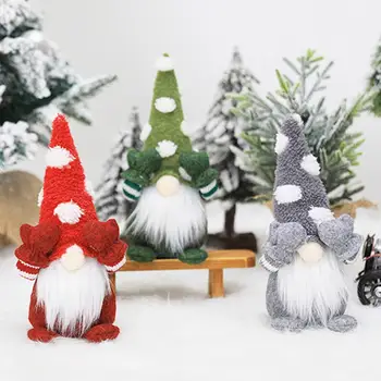 Crăciun fericit Lung Pălărie suedeză Santa Gnome Papusa de Plus Ornamente Minunat Elf Holiday Home Decor de Anul Nou Navidad 5